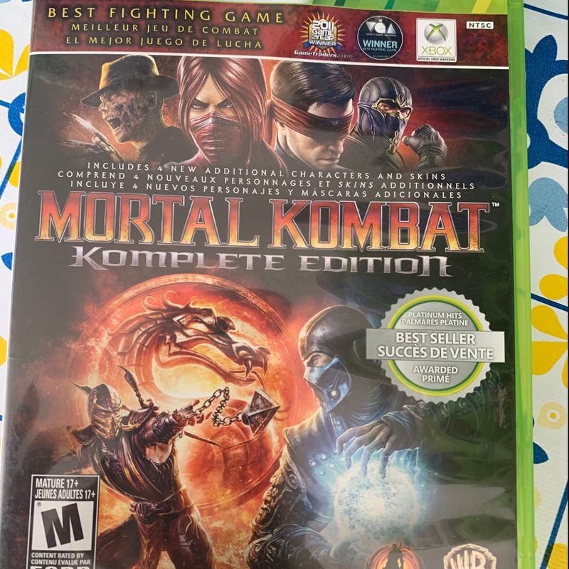 Jogo Mortal Kombat Xbox 360, Jogo de Videogame Xbox 360 Usado 90687416