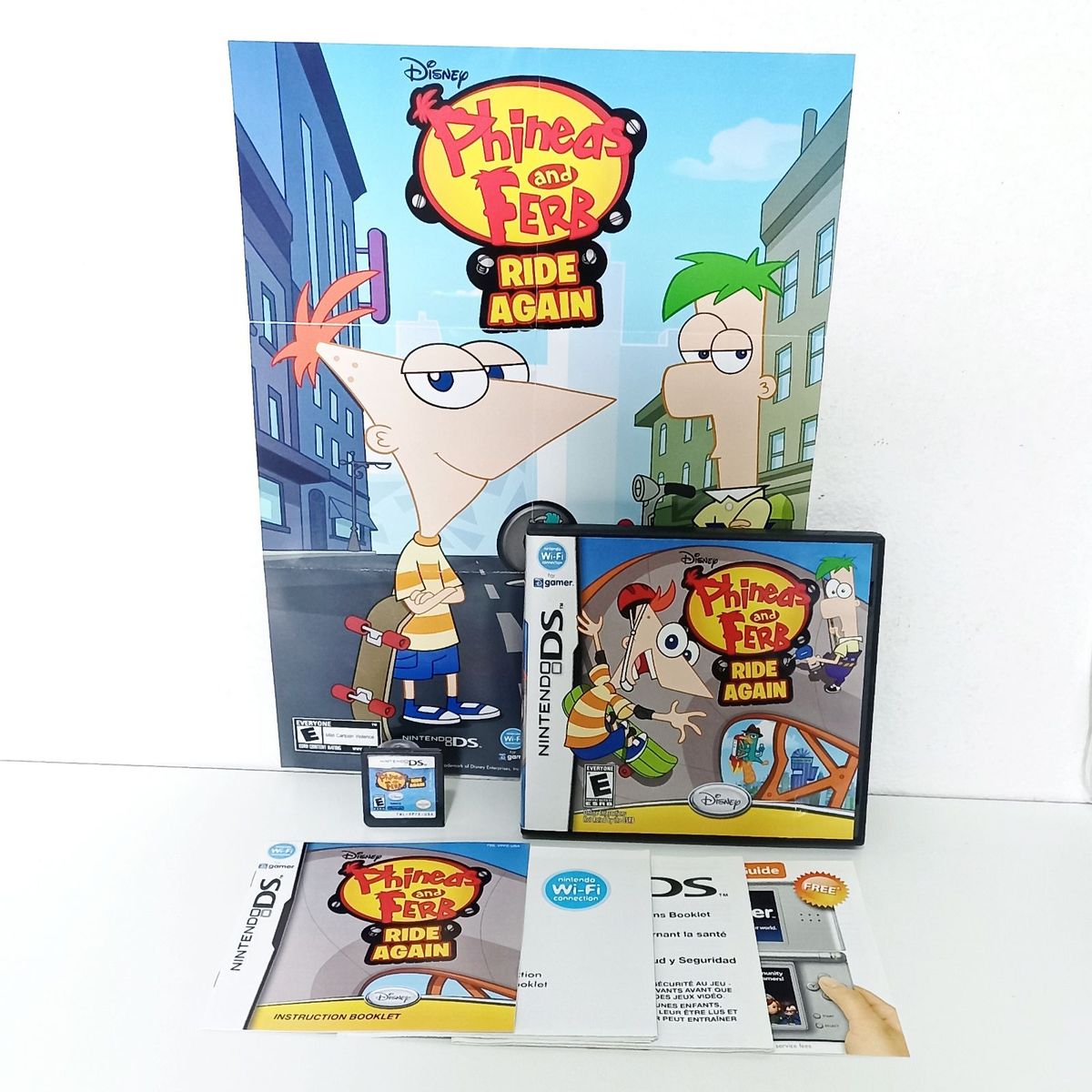 Jogo Nintendo Ds , 3ds , Dsi , Caixa Completa Phineas And Ferb Jogo