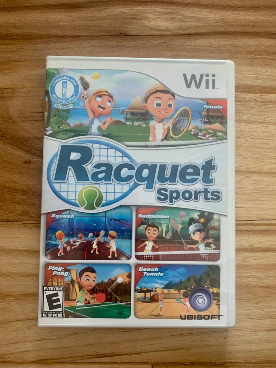 Jogo Nintendo Wii Racquet Sports | Jogo de Videogame Nintendo Usado ...