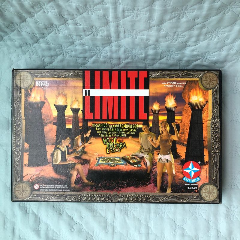 Antigo Jogo De Tabuleiro No Limite Estrela *completo* - R$ 299,99