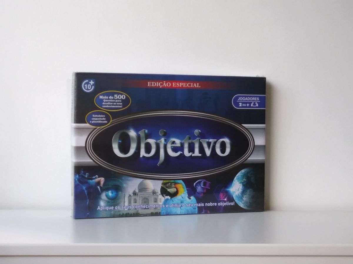 Jogo Objetivo Edição Especial 10+ | Jogo de Tabuleiro Algazarra Nunca ...