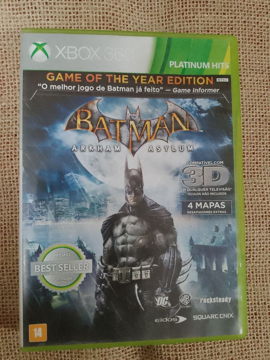 Batman Arkham Origins Xbox 360 Dublado, Jogo de Videogame Usado 92340021