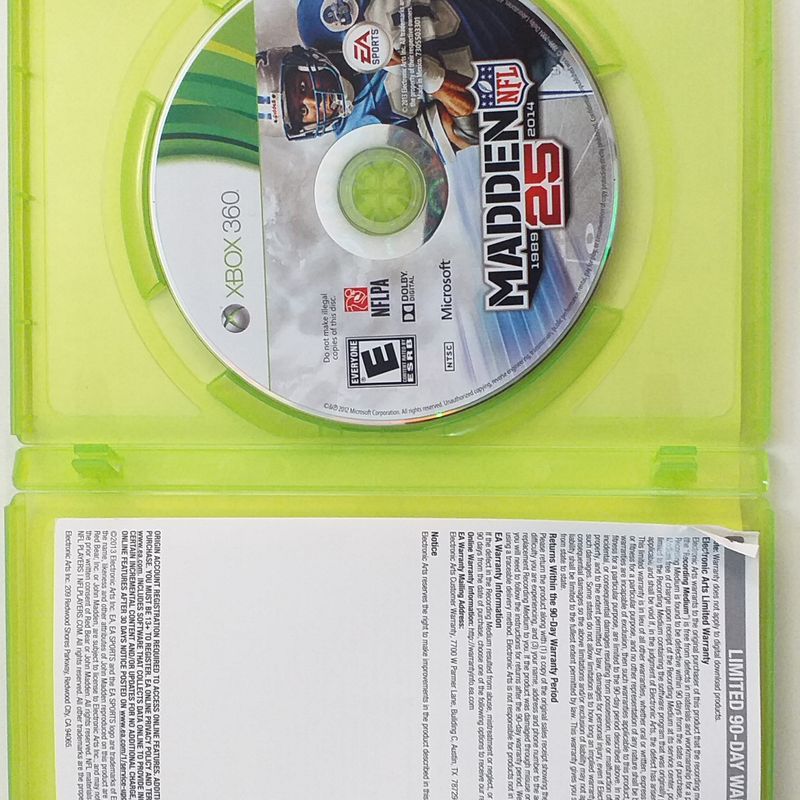 Jogo Original Futebol Americano Xbox 360