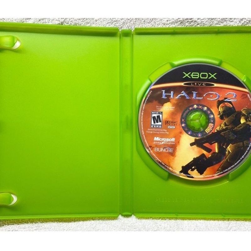 Jogo Original Microsoft Xbox Clássico - Halo 2 - Mídia Física