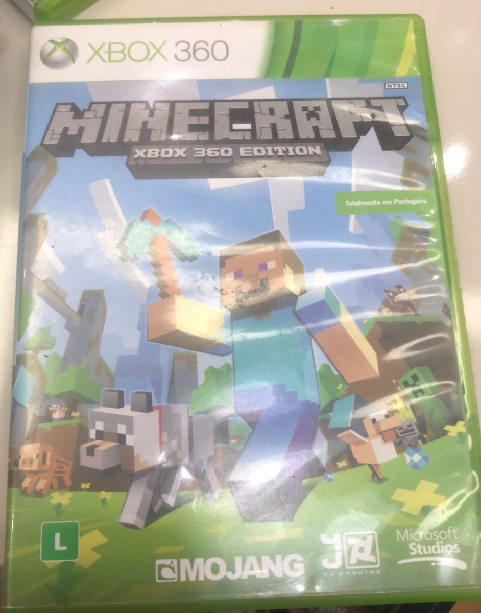 Jogo Original X360 Minecraft | Jogo de Videogame Xbox 360 Usado ...