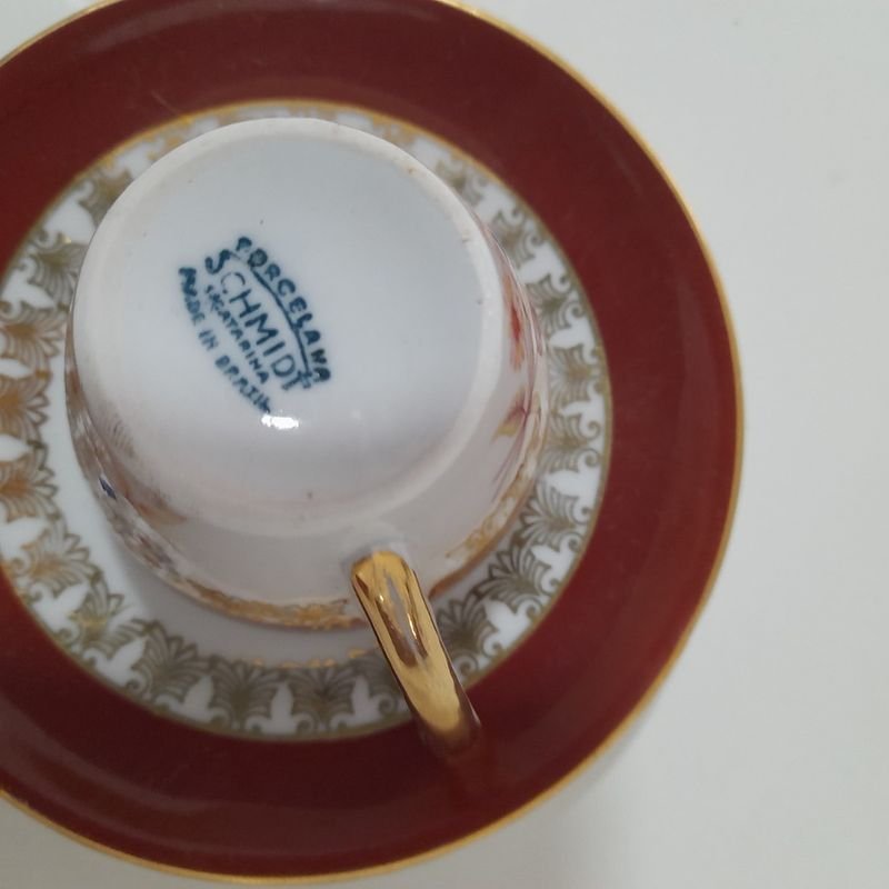 Jogo de Chá e Café Porcelana Schmidt Antigo Vintage | Móvel de Antiquário  Porcelana Schmidt/Real Usado 65484964 | enjoei