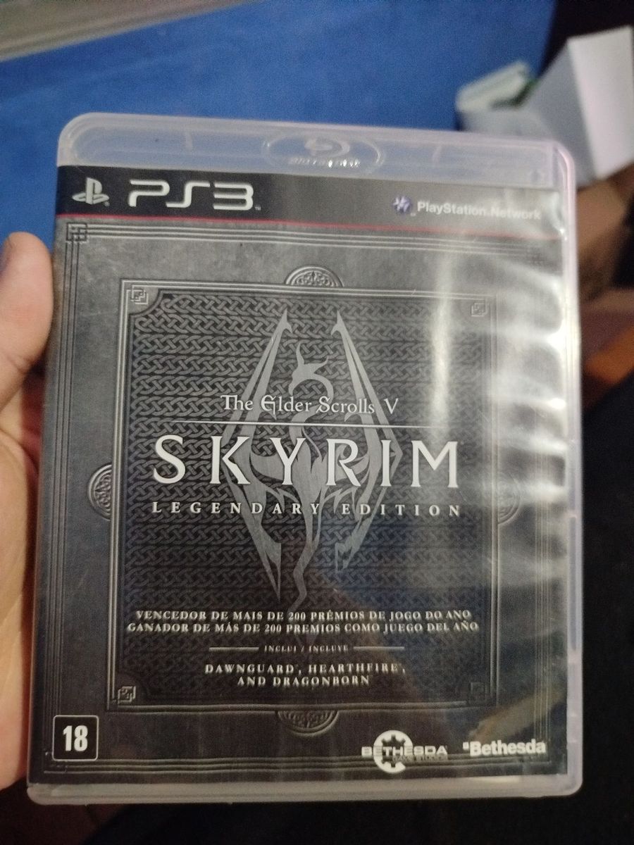 Jogo para Ps3 The Elder Scrolls Skyrim Legendary Edition com Mapa ...