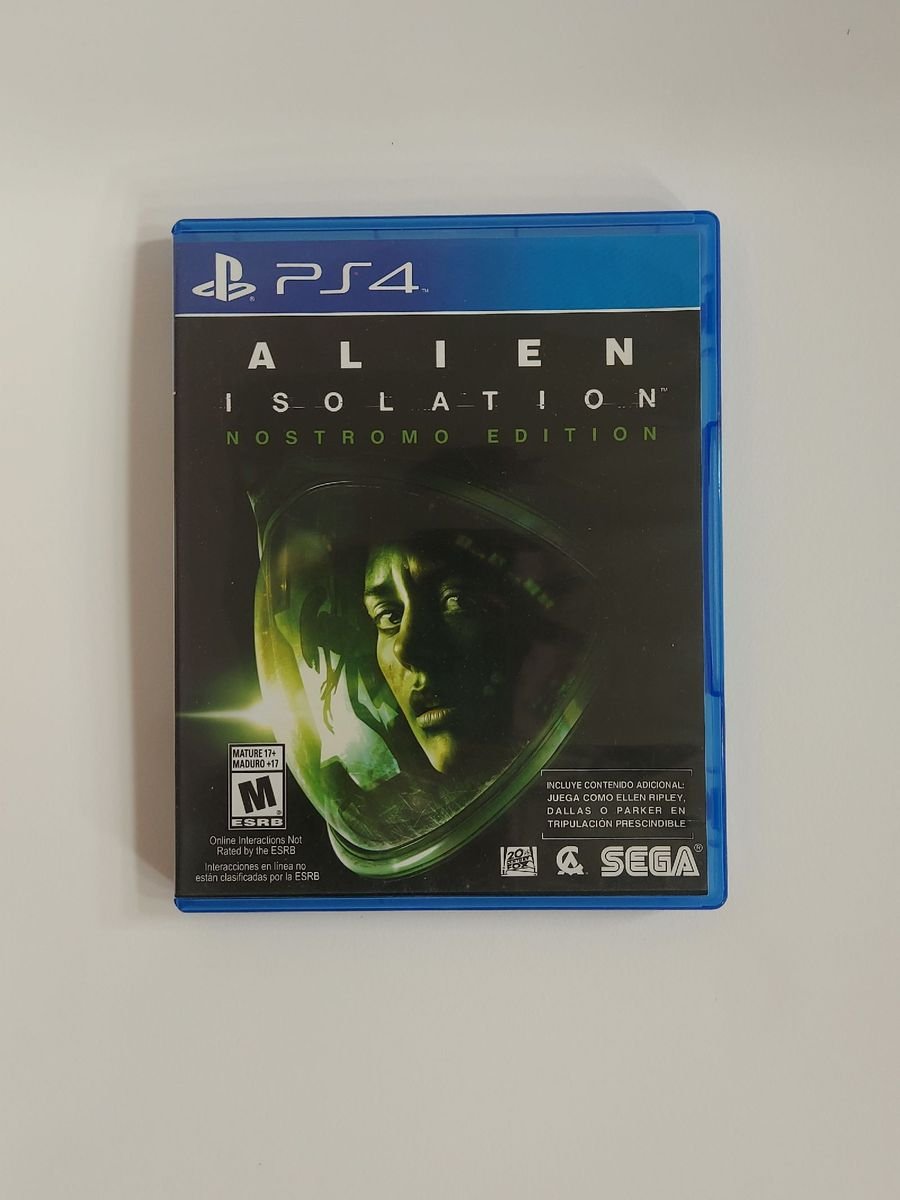 Jogo Para Ps4 Alien Isolation Nostromo Edition Jogo De Videogame