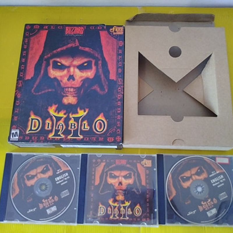 Jogo Diablo 2 Pc Box - Original Blizzard Mídia Física com Caixa