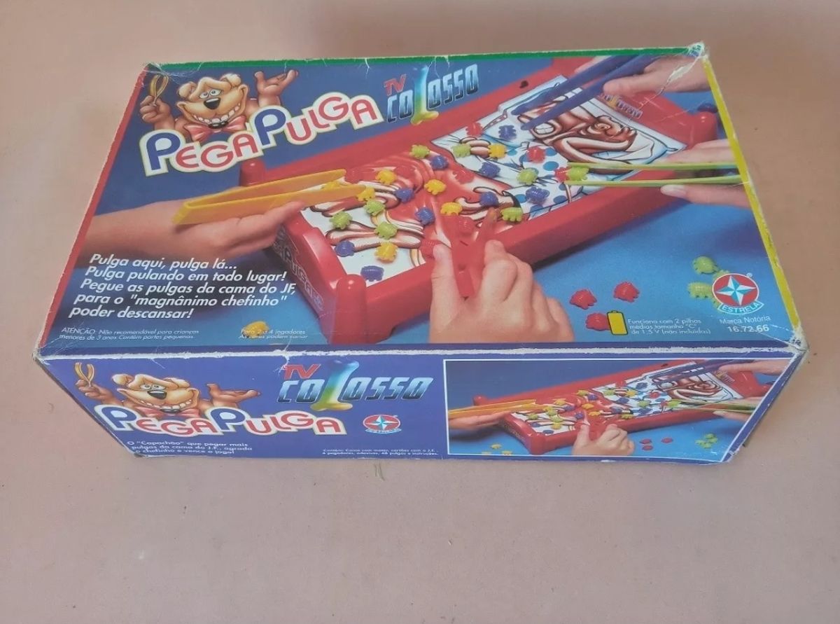 Antigo Jogo Pulgas Malucas Pega Pulgas Hasbro Completo