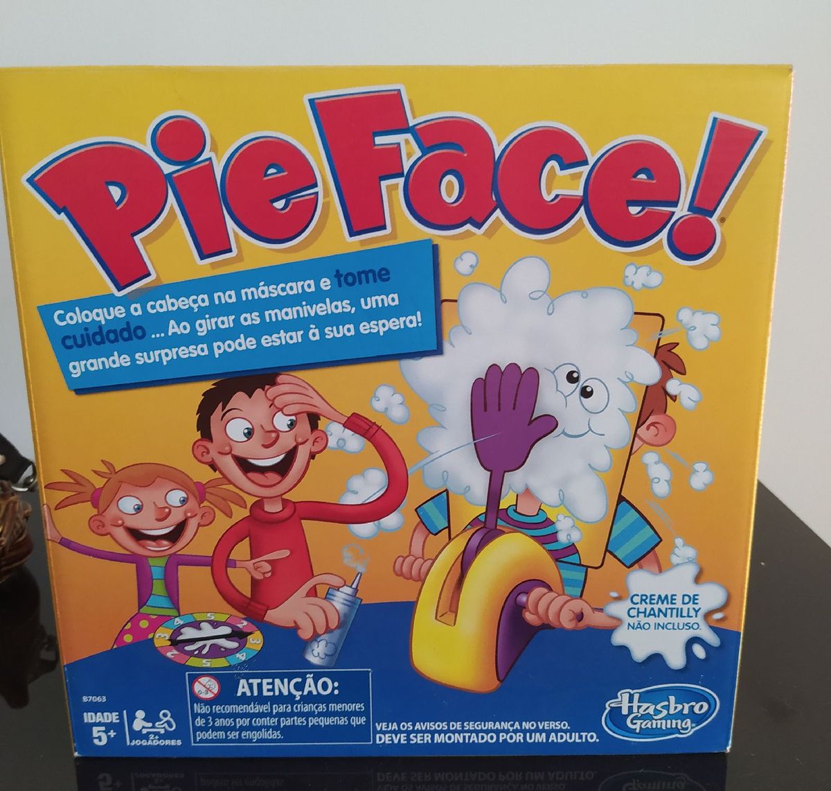 Jogo Pie Face Hasbro Brinquedo Hasbro Usado 47143551 enjoei