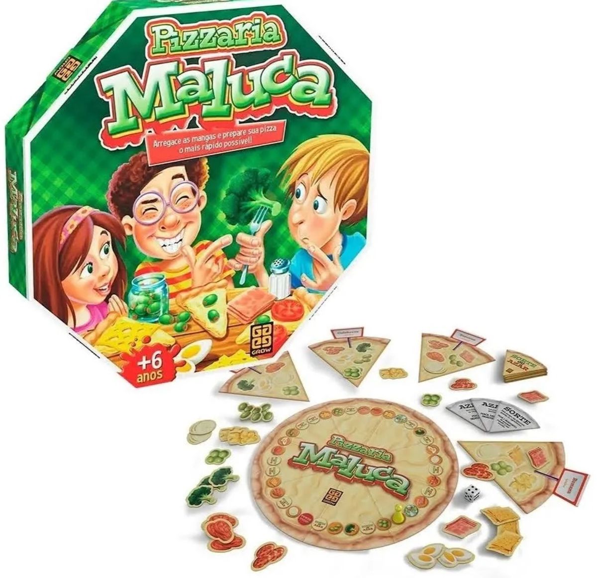 Jogo Pizzaria Maluca Grow, Jogo de Tabuleiro Grow Usado 68500636