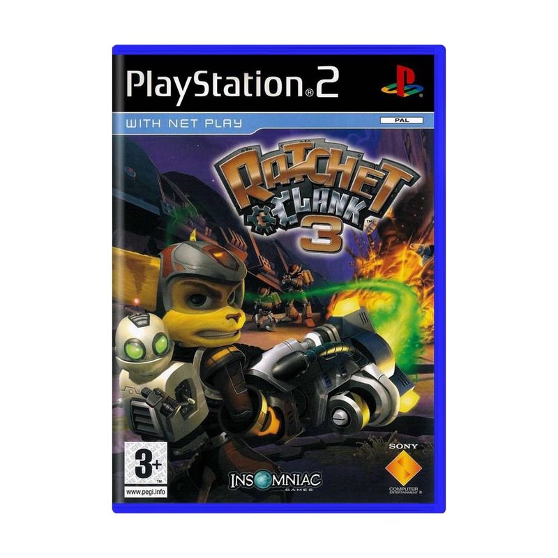 Jogo Playstation 2 Ratchet e Clank 3 Original🦘 Experimente a sorte no