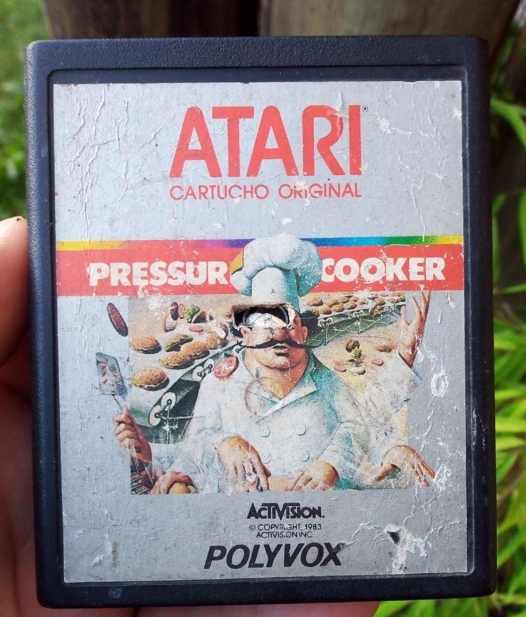 Jogo Pressure Cooker Atari 2600 Jogo de Videogame Polyvox Usado