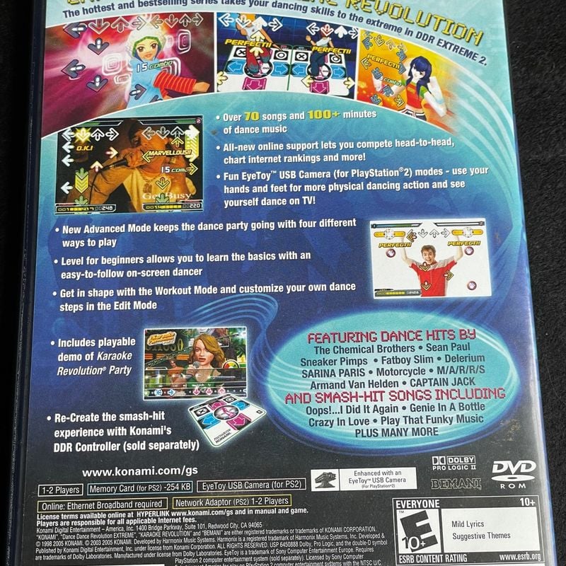 Dance dance best sale revolution 2 ps2