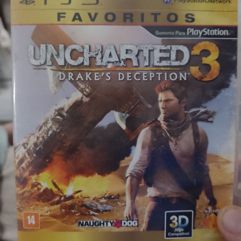 Uncharted 3: Drakes Deception, Jogo Usado PS3