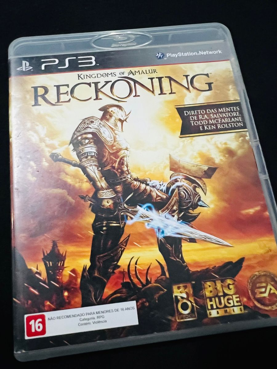 Jogo Ps3 Reckoning | Jogo de Videogame Playstation Usado 87309258 | enjoei