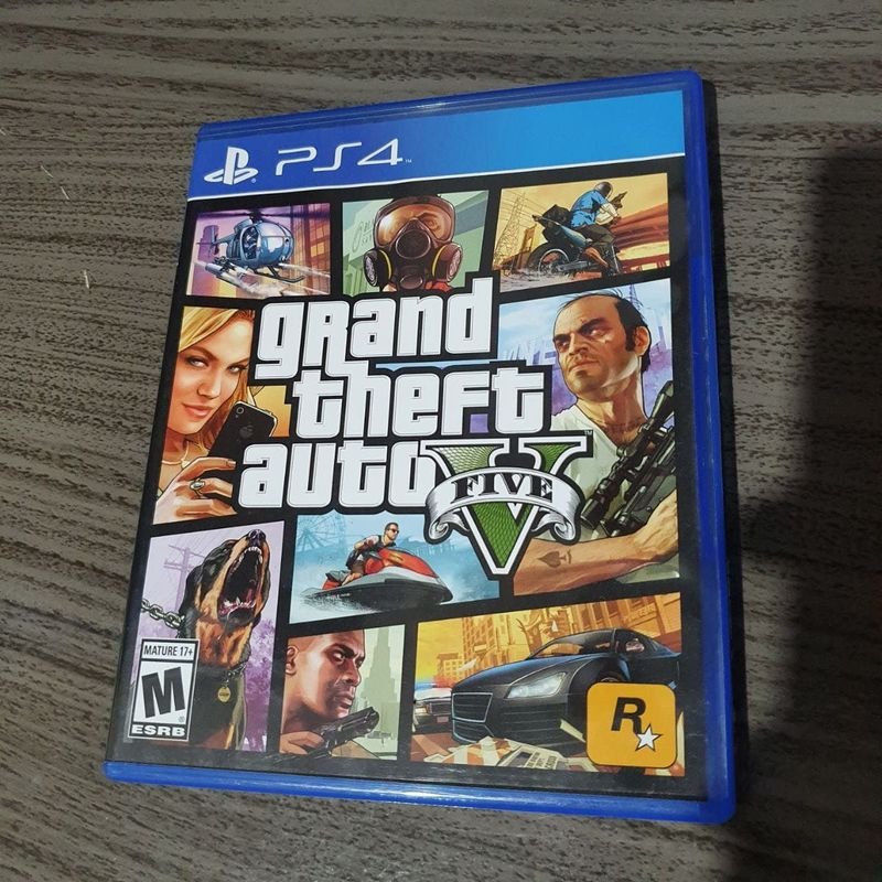 Jogo Ps4 Gta 5, Jogo de Videogame Rockstar Usado 90291306