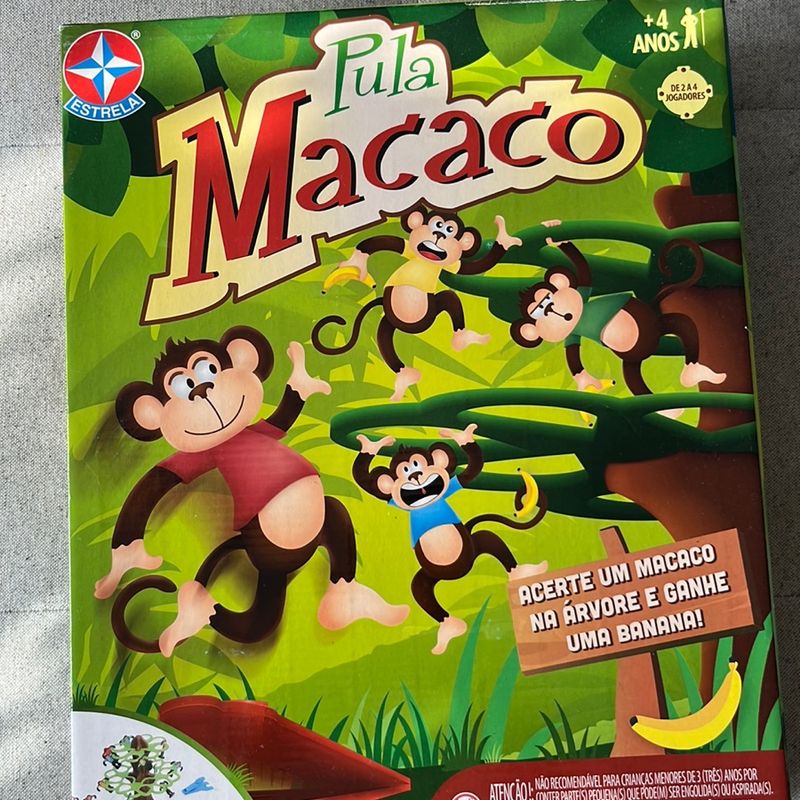 Jogo Pula Macaco, Brinquedo Estrela Usado 83718119