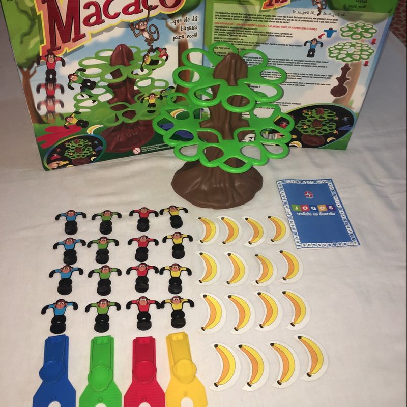 Jogo Pula Macaco Com Acessórios Brinquedos Estrela em Promoção na