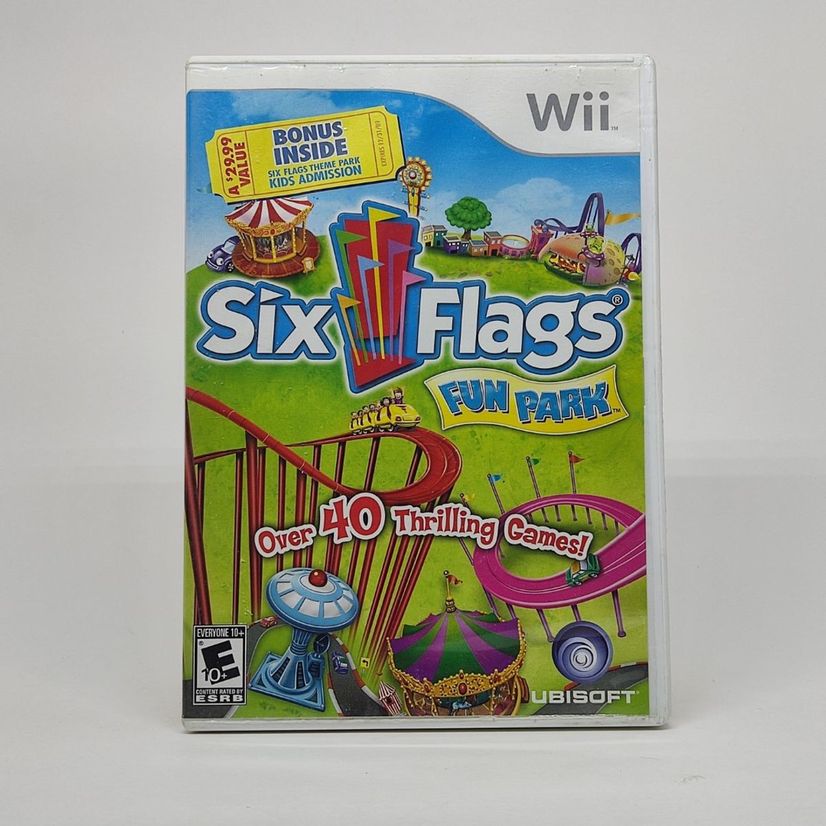 Jogo Six Flags Nintendo Wii Original Jogo de Videogame Nintendo Usado