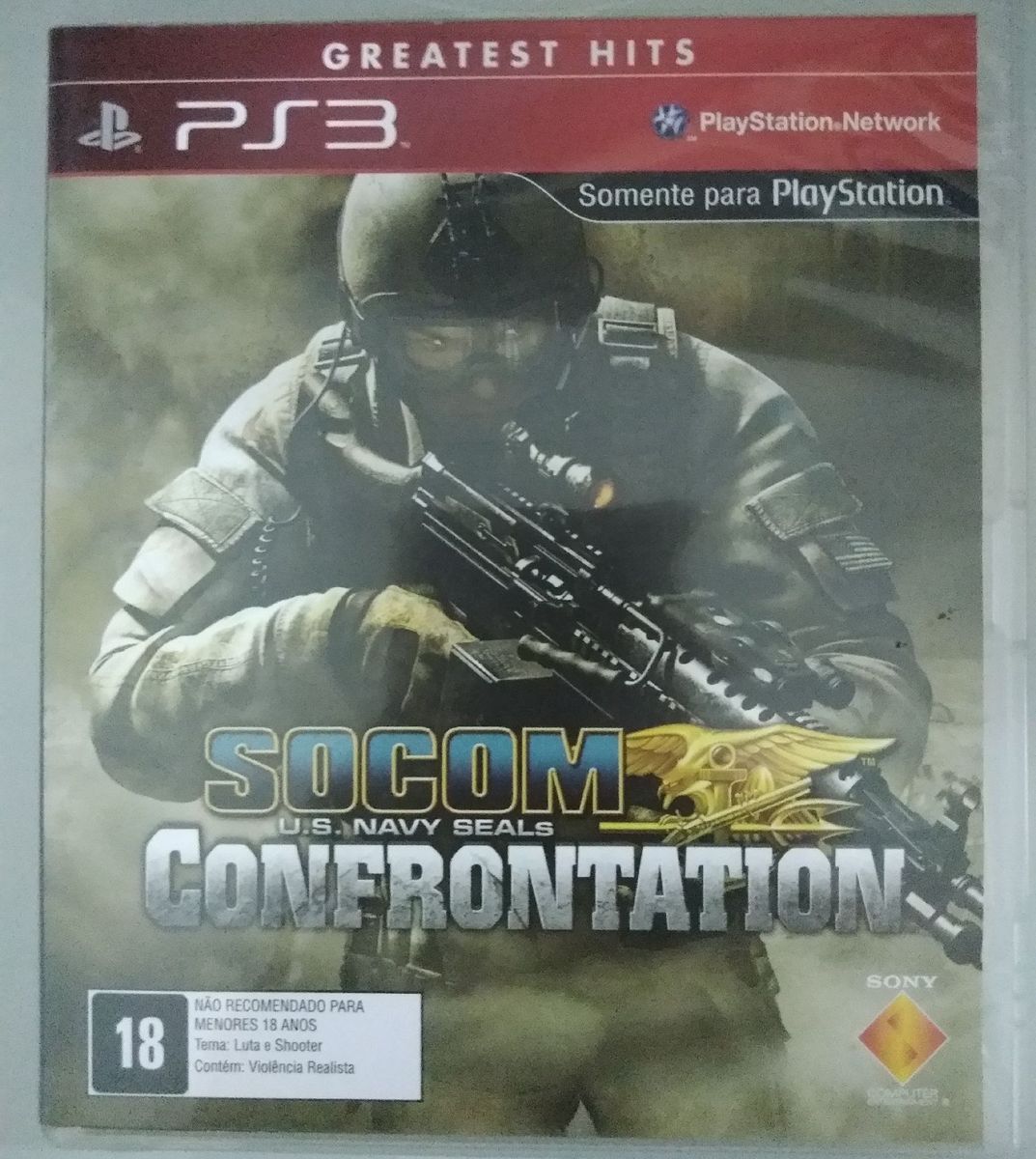 Jogo Socom U S Navy Seals Confrontation Ps3 Usado Jogo De Computador Ps3 Usado Enjoei