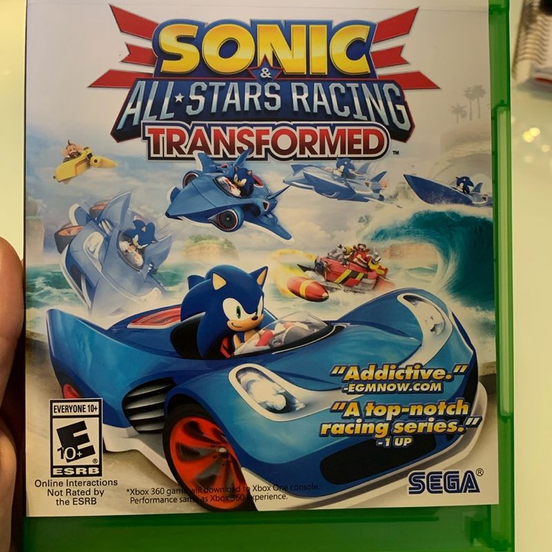 Jogo Sonic All Star Racing Transformed Xbox One Usado 95908106
