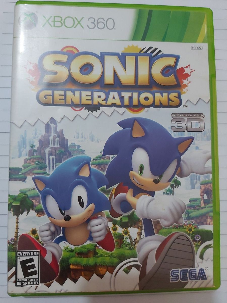 Jogo Ntsc Lacrado Sonic Generations Da Sega Para Xbox 360 em Promoção na  Americanas