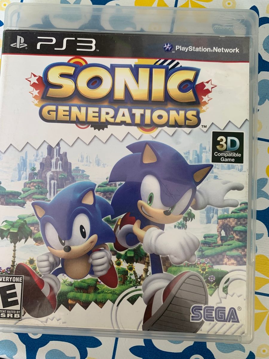 Jogo Sonic Generations PlayStation 3 Sega em Promoção é no Bondfaro