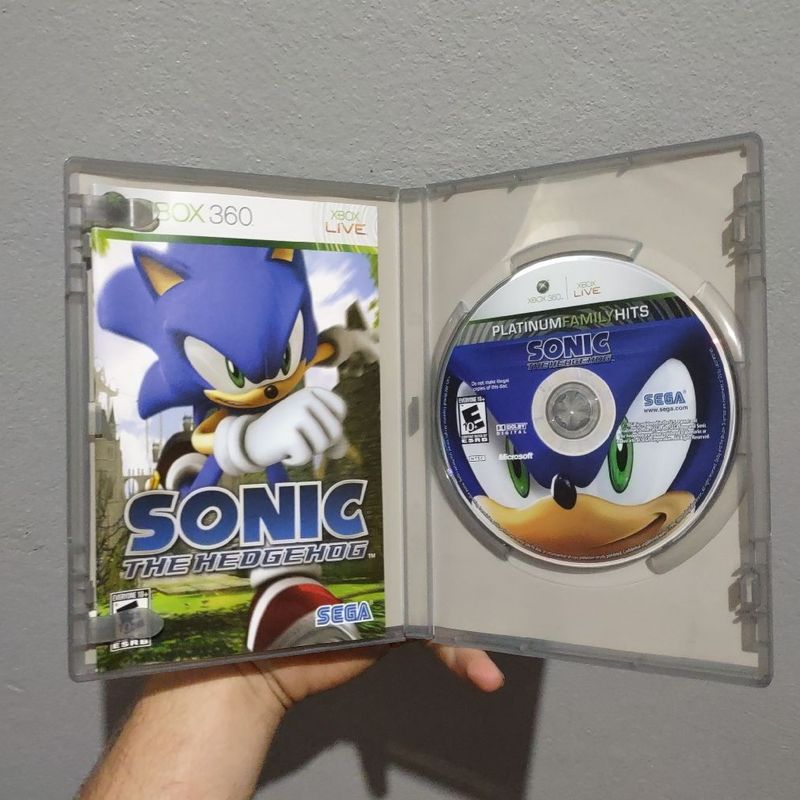 SONIC THE HEDGEHOG - XBOX 360 SOMENTE PARA CONSOLES SEM TRAVA