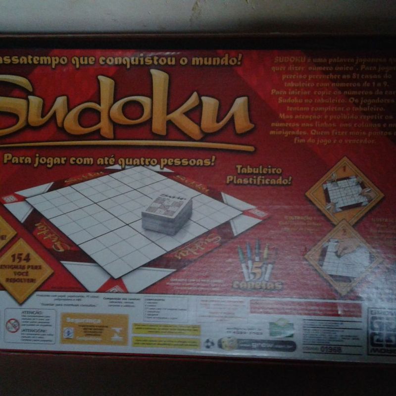 Método Supera Campinas - Castelo - Quer aprender a jogar Sudoku? Sudoku é  um jogo japonês que trabalha raciocínio lógico e concentração. Popularizado  no ocidente, é apresentado em variados níveis de desafio .