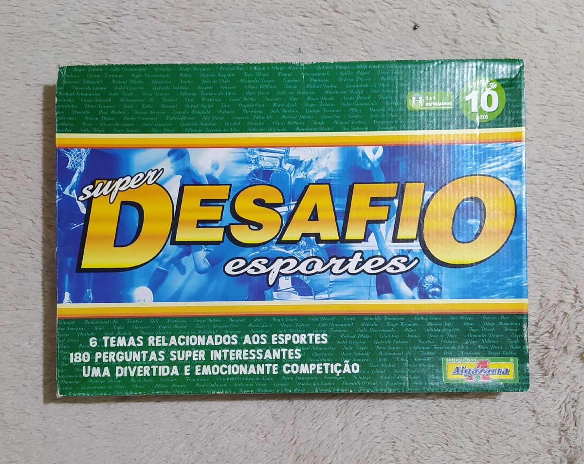 Jogo Desafio, Jogo de Tabuleiro Algazarra Usado 42710194