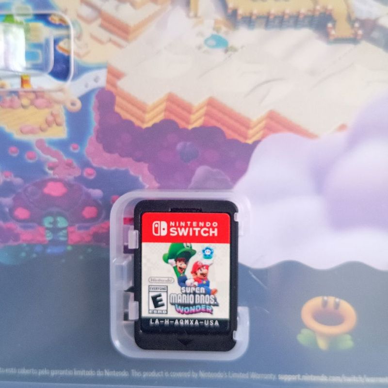 Nintendo Switch 本体 + Super Mario Bros. Jogo Super Mario Bros Wonder Switch Edição com Erro de