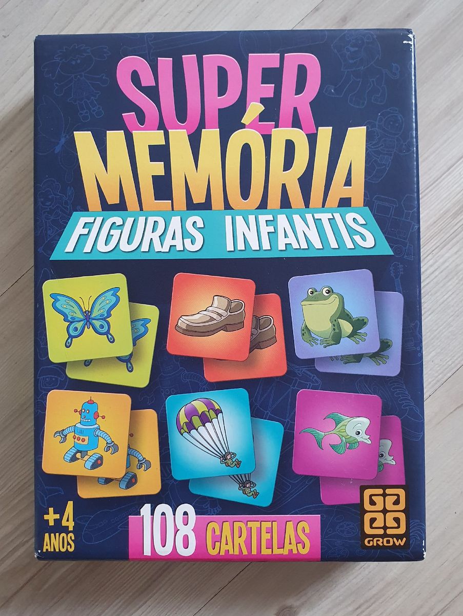 Jogo Super Memória Figuras Infantis Grow Brinquedo Para Bebês Grow Usado 65815015 Enjoei 4889