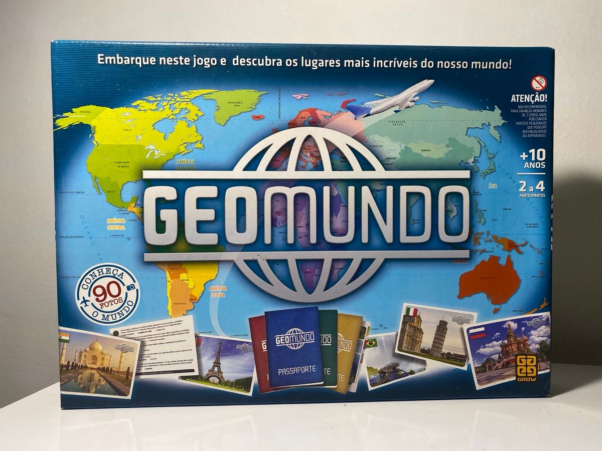 Jogo Tabuleiro Geomundo Grow | Jogo de Tabuleiro Grow Usado 94760718 ...