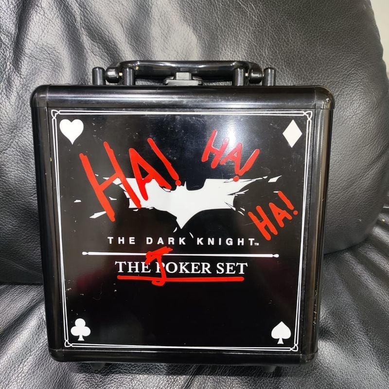 Jogo The Dark Knight Joker Poker Set | Dc Comics Nunca Usado