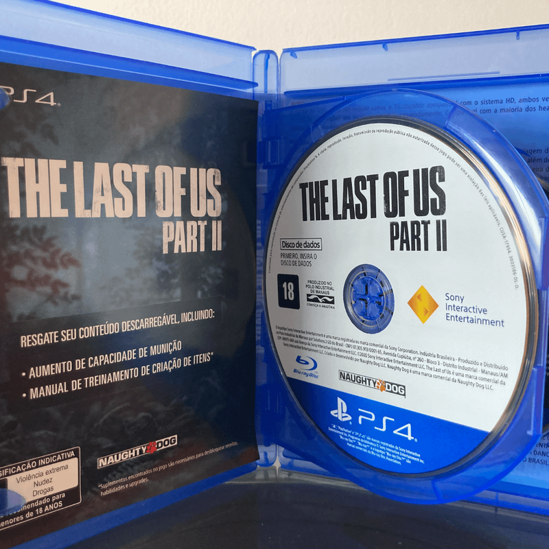 The Last Of Us Part 2 Standar Edition Mídia Física | Jogo de Computador  Playstation 4 Usado 46551933 | enjoei