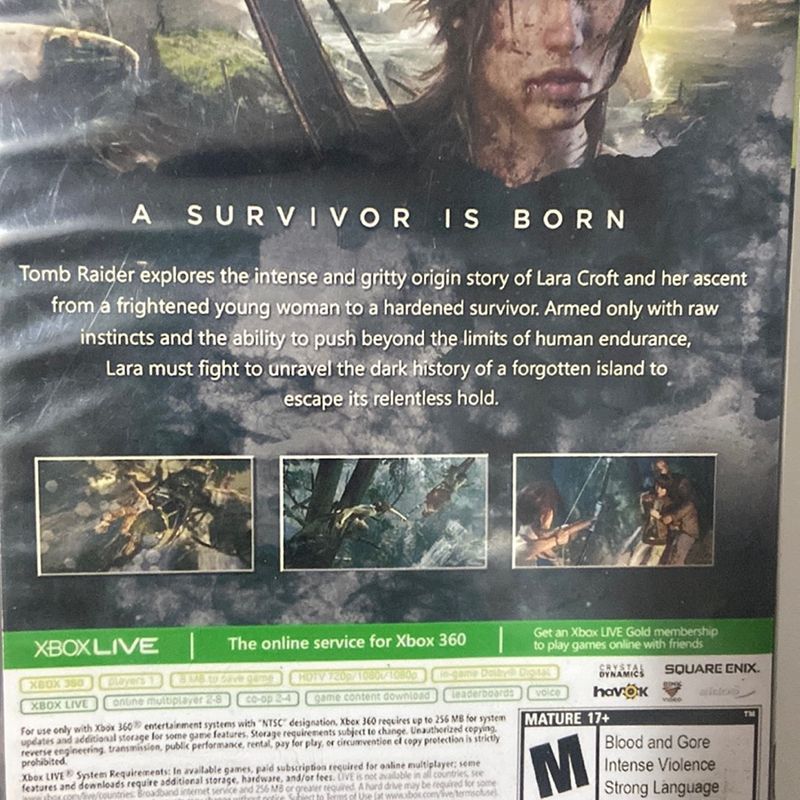 Jogo Tomb Raider - Xbox 360