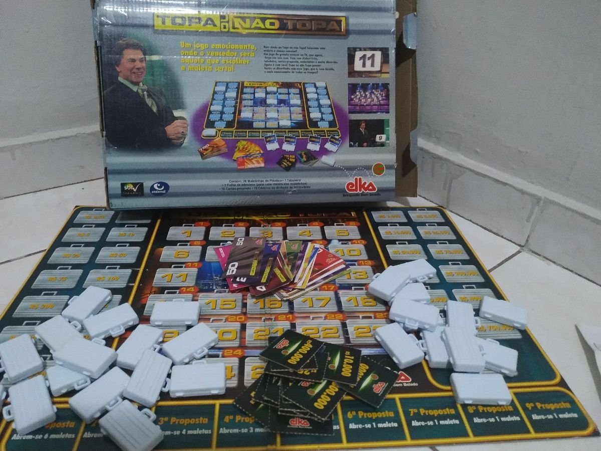 Jogo Topa Ou Não Topa | Jogo de Tabuleiro Elka Usado 40500656 | enjoei