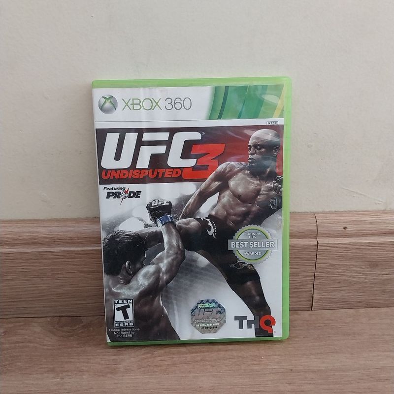 UFC 3 UNDISPUTED - JOGO USADO XBOX 360