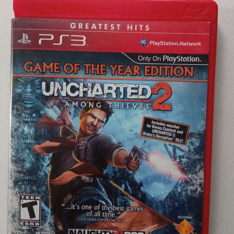 Jogo Uncharted 3 Drake's Deception - Ps3 - Física - Original