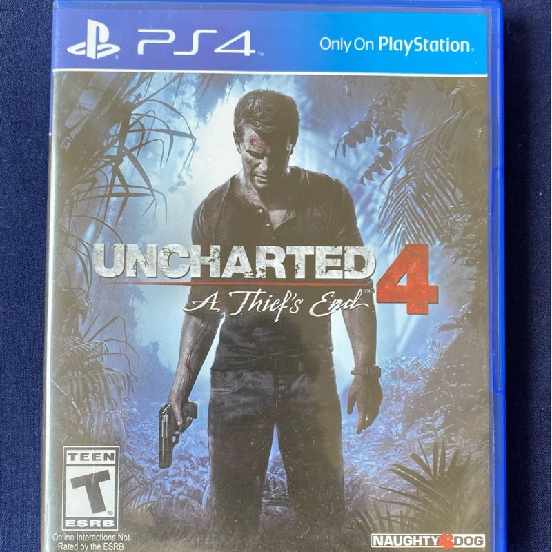 Uncharted 4 A Thief End - Ps4 Mídia Física Usado - Mundo Joy Games