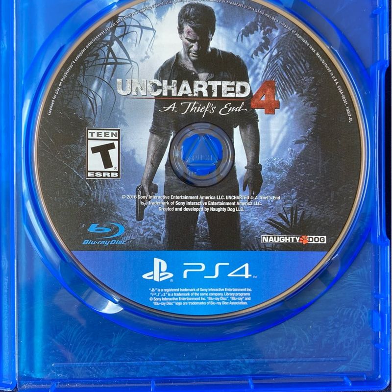 Jogo Uncharted 4  Jogo de Videogame Uncharted 4 Usado 92918514
