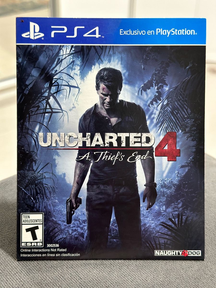 Jogo Ps4 Mídia Física Uncharted 4 a Thief´s End | Jogo de Videogame  Playstation 4 Usado 83789874 | enjoei