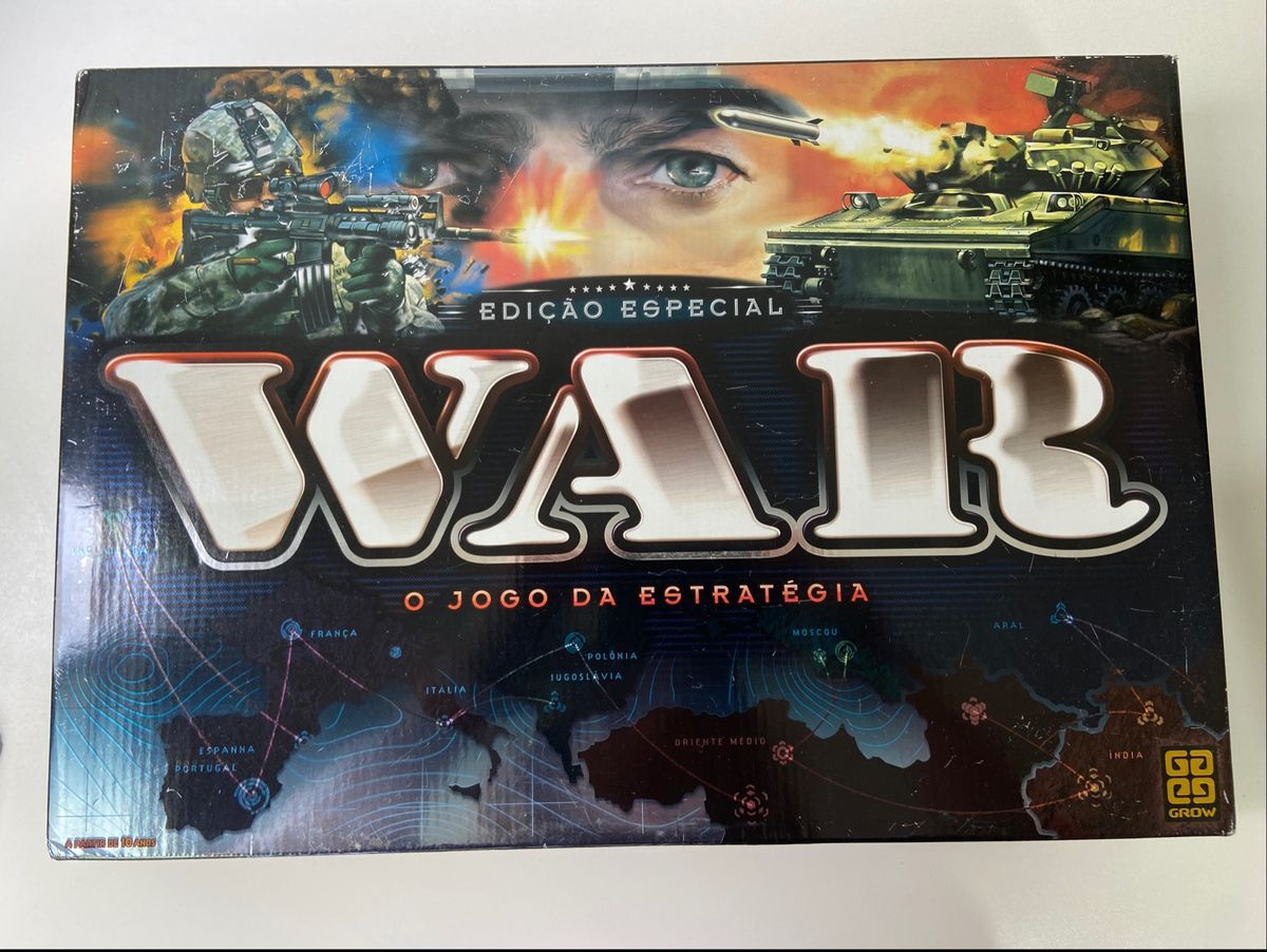Jogo War - Edição Especial 25 Anos (Completo) - Hobbies e coleções - Bela  Vista, São Paulo 1035579780