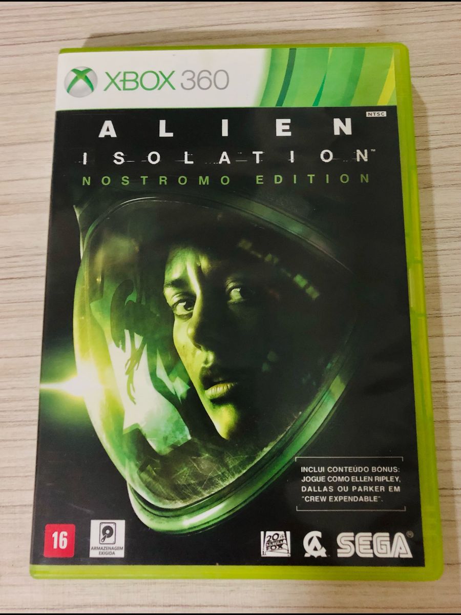 Jogo Xbox 360 Alien Isolation | Jogo de Computador Sega Usado 53391033 ...