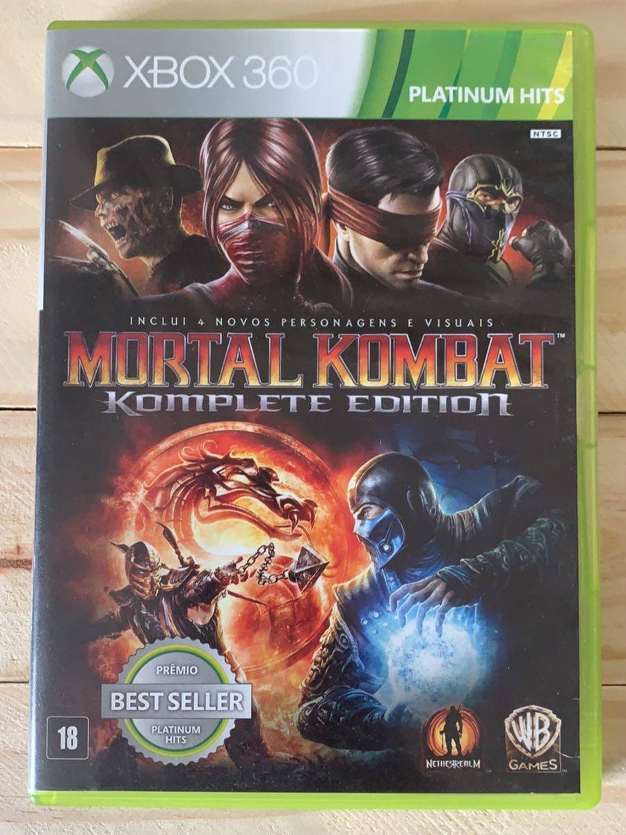 Jogo Xbox 360 Mortal Kombat Komplete Edition | Jogo De Videogame Xbox ...