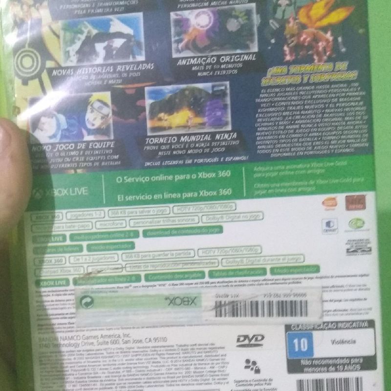 Jogo Xbox 360 Original Naruto Shippuden Ultimate Ninja Storm Revolution |  Jogo de Videogame Xbox Usado 35340379 | enjoei