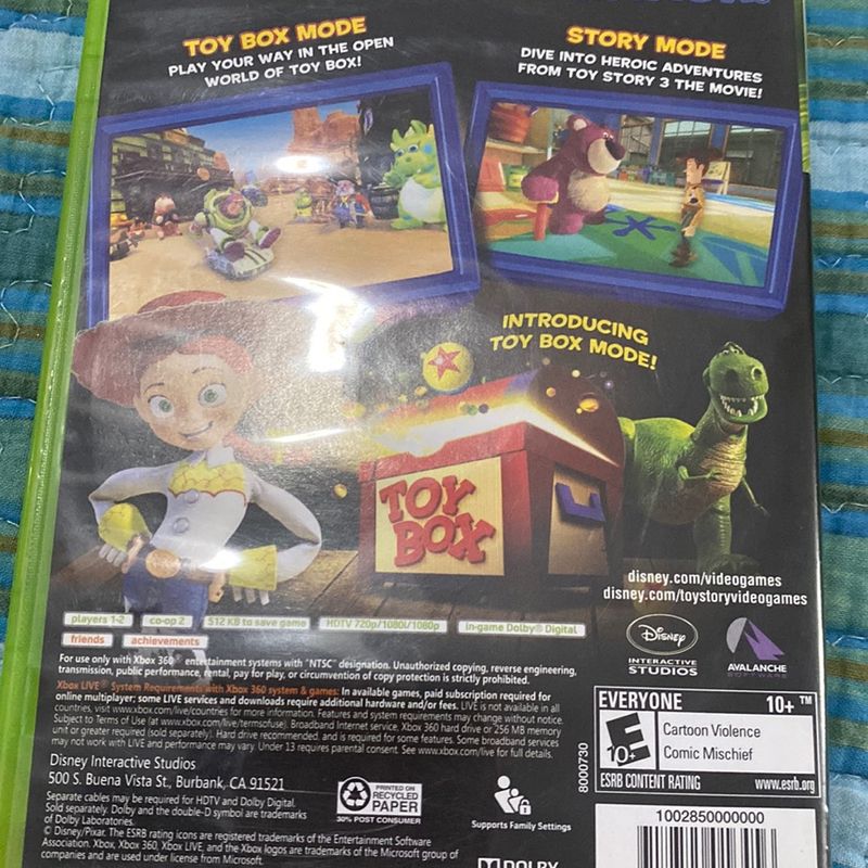 Jogo Xbox 360 Toy Story  Jogo de Videogame Xbox 360 Usado