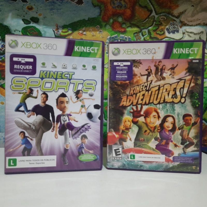 Jogo Xbox 360 - Kinect Adventures - Original - Mídia Física, Jogo de  Videogame Nintendo Usado 82652594